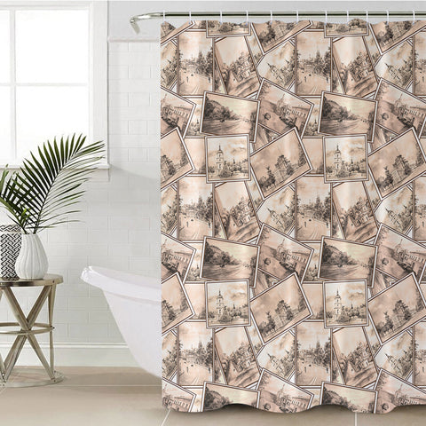 Image of Old Picture Vinatge Color SWYL5264 Shower Curtain