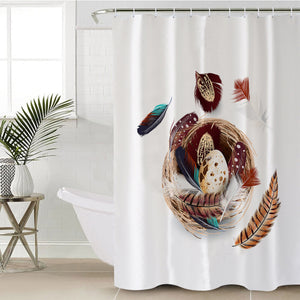 Feather & Egg SWYL5265 Shower Curtain