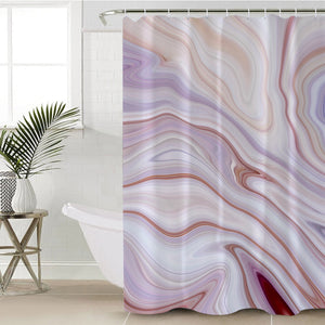 Shade Of Purple Old Paint Splatter SWYL5349 Shower Curtain