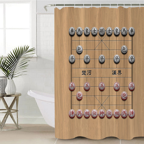 Image of Chinese Chess SWYL5453 Shower Curtain