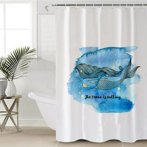 Mermaid The Ocean Is Calling SWYL5505 Shower Curtain