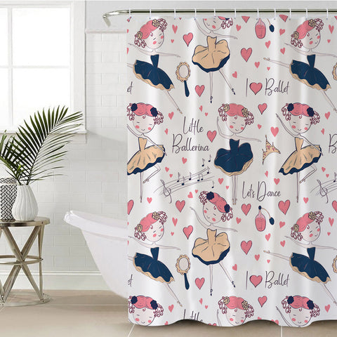 Image of I Love Ballet SWYL6214 Shower Curtain