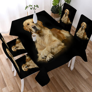 Golden Retriever SWZB3301 Tablecloth