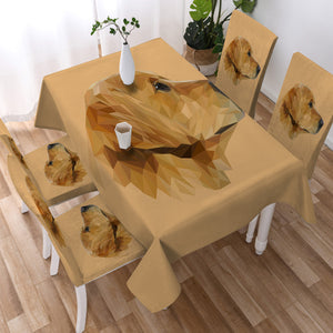 Golden Retriever Head SWZB3303 Tablecloth