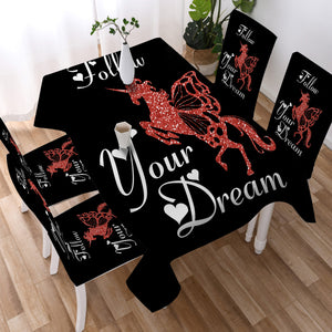 Follow Your Dream - Unicorn SWZB3313 Tablecloth