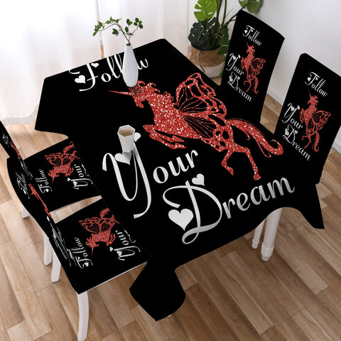 Image of Follow Your Dream - Unicorn SWZB3313 Tablecloth