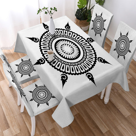 Image of Simple Mandala  SWZB3314 Tablecloth