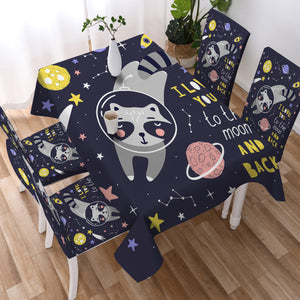 To The Moon And Back SWZB3323 Tablecloth