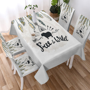 Feather - Free & Wild SWZB3336 Tablecloth