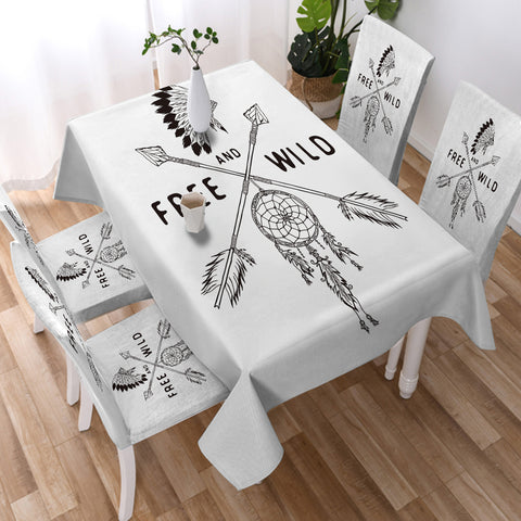 Image of Free & Wild Dreamcatcher SWZB3338 Tablecloth