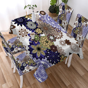 I Love You - Floral Owl SWZB3343 Tablecloth