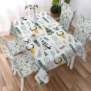 Colorful Bohemian Hunter PatternSWZB3364 Tablecloth