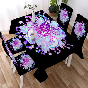 Purple & Pink Gradient Scorpion  SWZB3372 Tablecloth