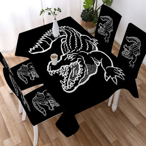 Crocodile Sketch  SWZB3382 Tablecloth