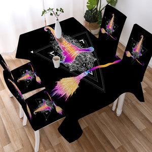 Colorful Gradient Witch Hat Dreamcatcher SWZB3384 Tablecloth