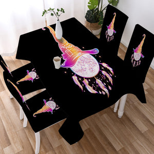 Colorful Gradient Witch Hat Dreamcatcher  SWZB3385 Tablecloth