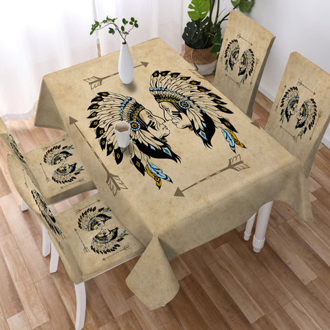 Image of Native American People SWZB3457 Tablecloth