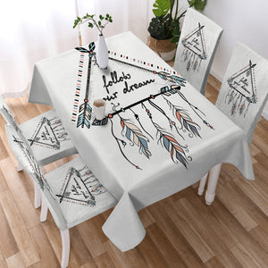 Follow Your Dream Triangle Dreamcatcher SWZB3462 Tablecloth