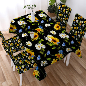 Sunflower & Daisy SWZB3467 Tablecloth