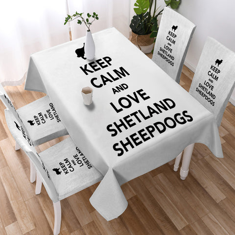 Image of Keep Calm SWZB3586 Waterproof Tablecloth