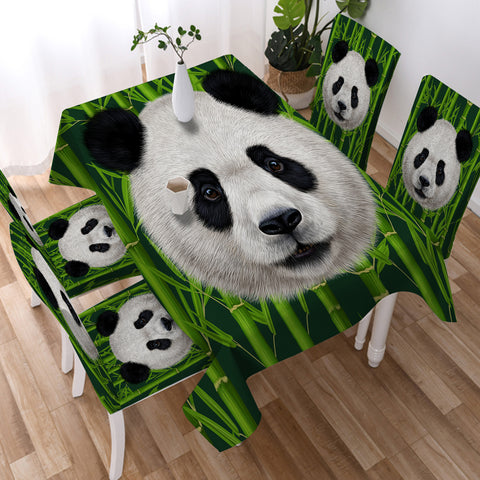 Image of Bamboo Panda SWZB3611 Waterproof Tablecloth