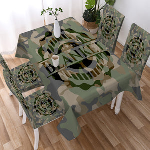 Blanket Logo Camo SWZB3655 Tablecloth