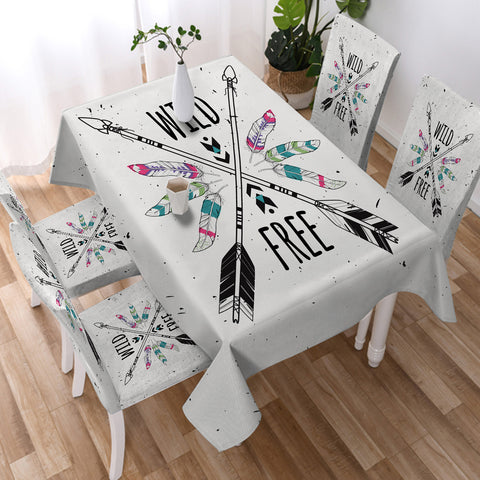 Image of Wild - Free & Arrows SWZB3679 Waterproof Tablecloth
