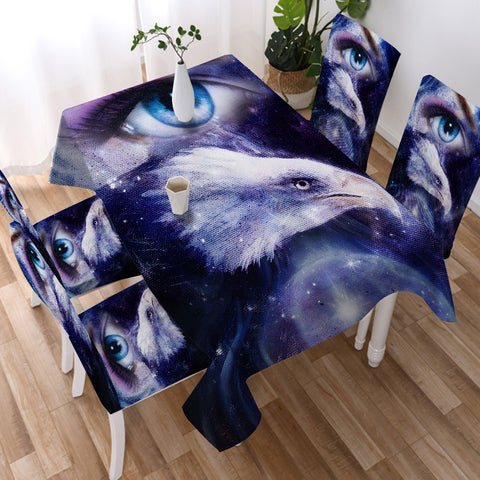 Image of Galaxy Eagle Eyes SWZB3706 Waterproof Tablecloth