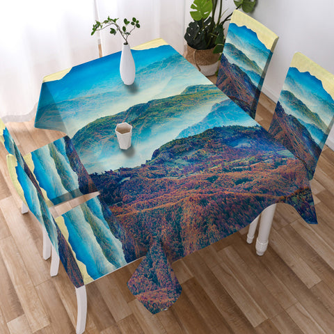 Image of Beautiful Mighty Landscape SWZB3866 Waterproof Tablecloth