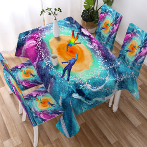 Trippy Human Heat Curve SWZB3878 Waterproof Tablecloth