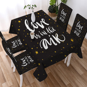 Love Is In The Air SWZB4237 Waterproof Tablecloth