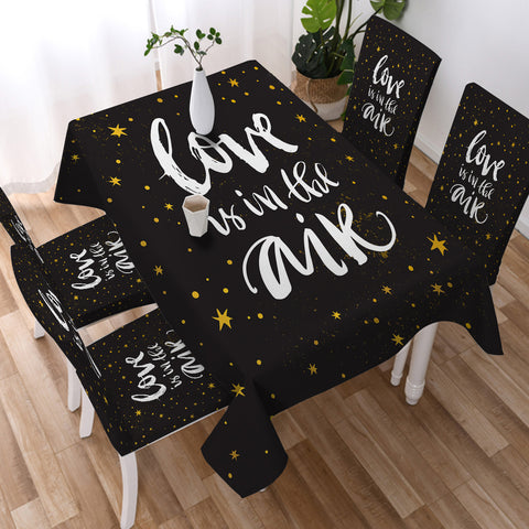 Image of Love Is In The Air SWZB4237 Waterproof Tablecloth