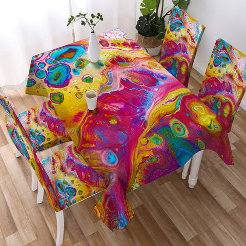 Image of Splash Multicolor Gradient SWZB4297 Waterproof Tablecloth