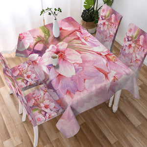 Multi Lotus Pattern SWZB4431 Waterproof Tablecloth