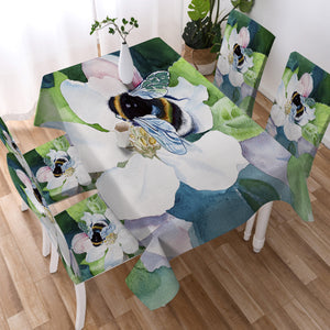 Bee Sucking Flower Mites SWZB5239 Waterproof Table Cloth