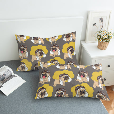 Image of Cute Pug SWZT0034 Pillowcase
