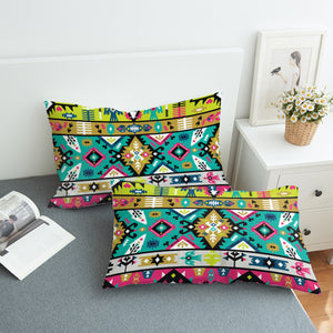 Line Decoration Teal SWZT0048 Pillowcase