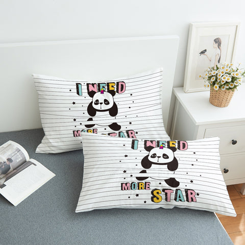Image of I Need More Star Panda SWZT0050 Pillowcase