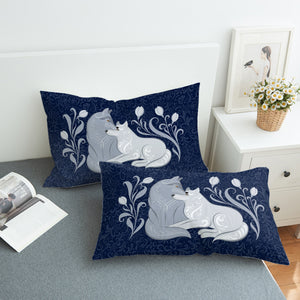 Wolf Couple SWZT0052 Pillowcase