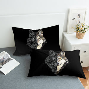 Geometric Wolf SWZT0068 Pillowcase