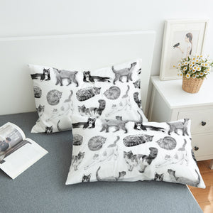 B&W Furball SWZT0086 Pillowcase