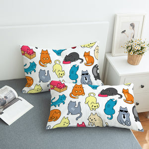 Colored Cats SWZT0093 Pillowcase