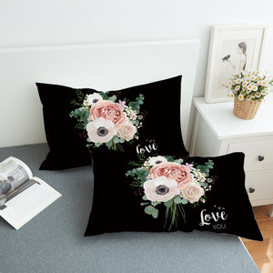 White Rose Bouquet SWZT0299 Pillowcase