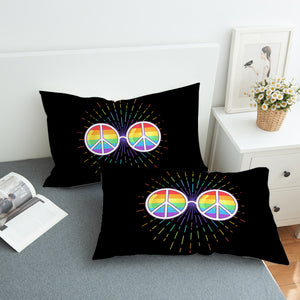 Peace Glasses SWZT0308 Pillowcase