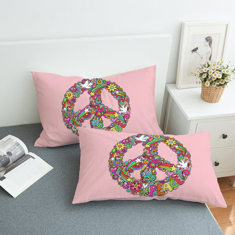 Image of Peace Sign SWZT0445 Pillowcase