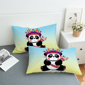 Tribal Panda SWZT0476 Pillowcase