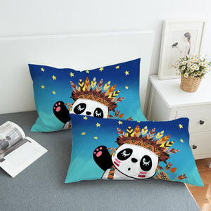 Tribal Panda SWZT0477 Pillowcase