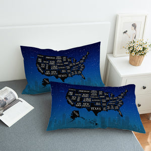 United States SWZT0479 Pillowcase