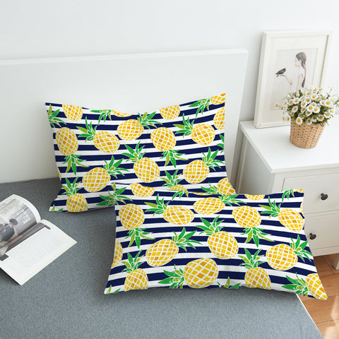 Image of Pineapple Stripes SWZT0510 Pillowcase