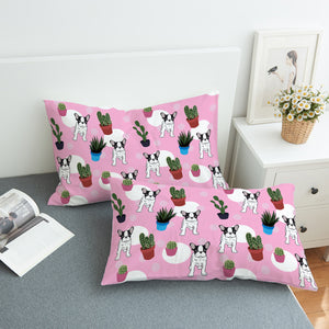 Pups & Cacti SWZT0513 Pillowcase